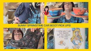 EARLY APRIL SUNDAY CAR BOOT SALE HAUL TO SELL ON EBAY | CARLA JENKINS