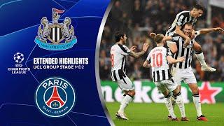 Newcastle United vs. Paris Saint-Germain: Extended Highlights | UCL Group Stage MD 2 | CBS Sports