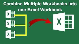 How to Combine Multiple Excel Workbooks into one Workbook | Excel Tutorials for Beginners