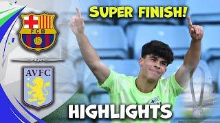 Barcelona vs Aston Villa | UEFA Youth League | Highlights 04-03-2025