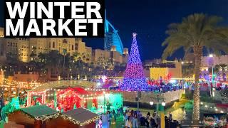 Madinat Jumeirah Christmas Market 2024 | 4K | Dubai Tourist Attraction