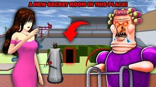 HORROR SECRET!! GRUMPY GRANNY HORROR SECRET ROOM IN THIS PLACE || SAKURA SCHOOL SIMULATOR