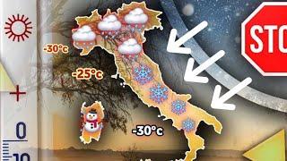 METEO - NUOVO ANNO ECCO QUANDO ARRIVERÀ LA NEVE A BASSA QUOTA