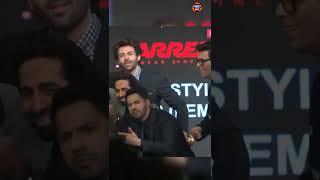 Kartik Aaryan awkward moment when karan Johar called on stage ! 