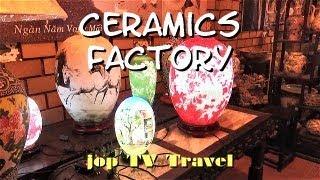 Tour of a ceramic factory in Bat Trang (Hanoi) Vietnam jop TV Travel