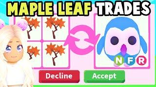 Trading MAPLE LEAFS in Adopt Me!