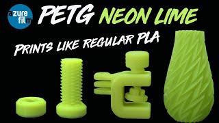 PETG that prints like PLA // AzureFilm NEON LIME PETG