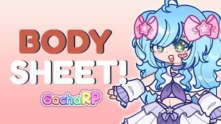 Easy Body Sheet Tutorial in Gacha RP! Create Stunning OCs Fast!