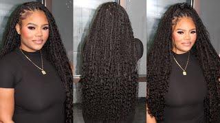 Crochet Boho Box Braids | Illusion Crochet Method | YWIGS