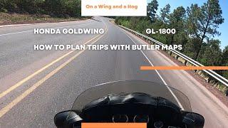 How I use BUTLER MAPS for motorcycle ROAD TRIP Planning to UTAH, COLORADO and NEW MEXICO