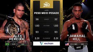 Alex "Poatan" Pereira x Jamahal Hill | LUTA COMPLETA | UFC 307