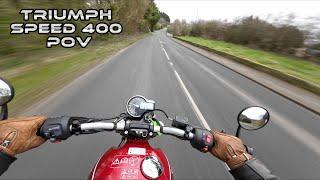 Ride on a Triumph Speed 400 | POV | Pure Riding Sounds