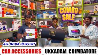  Car Accessories shop in Coimbatore l Ukkadam car market l AR Seat Cover Coimbatore