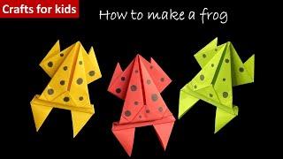 How to make a frog- Crafts for kids