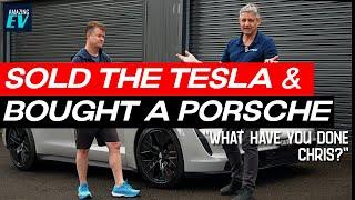 Sold his Tesla Model Y and bought a Porsche Taycan EV? |  Why I Sold My Tesla Model Y | AmazingEV