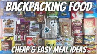 My Favorite GROCERY STORE BACKPACKING FOOD | Cheap & Easy Backpacking Meal Ideas