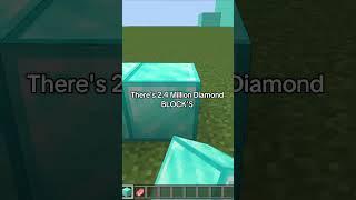 Big Diamond BLOCK in Minecraft #minecraft #gaming