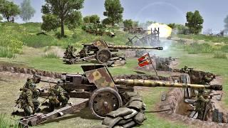 GERMAN LINE DEFENSE BATTLE - Battle of Caen "Hill 112" | Gates of Hell