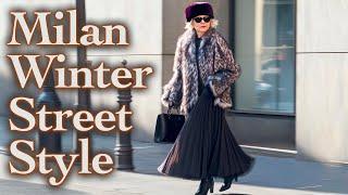 Fashionable Winter Outerwear and Elegant classic outfits worn by Italians in December 2024