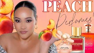 PEACH + APRICOT + NECTARINE PERFUMES IN MY FRAGRANCE COLLECTION!  | AMY GLAM