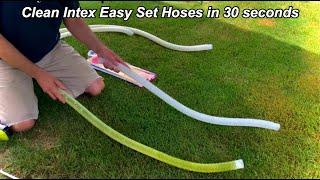 Intex Pool - How to Clean Dirty Hoses in 30 Seconds