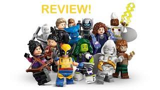 Lego Marvel Minifigures Series 2 review! w/ Screaming Cactus Bricks.