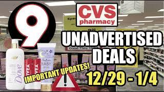 CVS UNADVERTISED DEALS (12/29 - 1/4) | ***Beauty Tools, Dove & More!