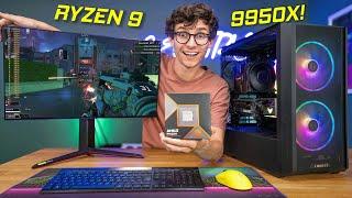 The MOST POWERFUL AMD Gaming PC Build?!  Ryzen 9 9950X & RX 7900 XTX! w/ Gameplay Benchmarks