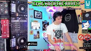 TIME MACHINE RAVE Ep. 780 - DEEP Subterranean Energy - LIVE - 90s House & Techno