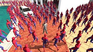 Franklin VS SpiderMan Army in Indian Bikes Driving 3D