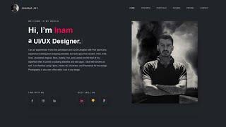 Animated Portfolio Website Using HTML, CSS [ FREE Source Code ]