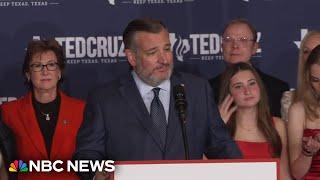 Sen. Ted Cruz speaks after winning re-election in Texas