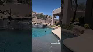 Luxury Pool on luxury home tour #realestate #home #pool #phoenix #luxuryrealestate #scottsdale