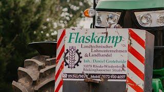 Zu Besuch bei Lohnunternehmen Flaskamp - Videoportrait AGRARMONITOR - Software für Lohnunternehmen