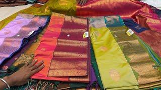 Soft Silk saree New Collections In Byrappa Silks |#chickpet Bangalore Wholesale Shop #byrappasilks