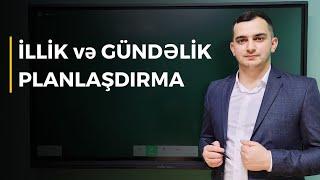 Planlaşdırma | İllik və gündəlik plan | Kurikulum Qızıl Qaydalar | Zülfüqar Mayılov