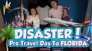 Disaster on the road to Gatwick Airport! - Pre Travel Day To Walt Disney World, Orlando Florida.