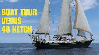 EP. 48 #BOAT TOUR of our 1984 #VENUS KETCH | SV CORDELIA