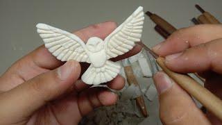 SOAP CARVING | PERLA SOAP | OWL DESIGN | FRANZARTZ