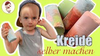 Straßenkreide selber machen | Sommer | Kindern | Gips Kreide | Kinder beschäftigen