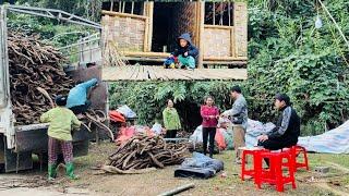 Take care of your children and go to the forest to find things to sell to buy food for the pigs