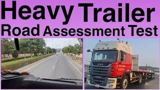 Heavy Trailer Road Assessment Test