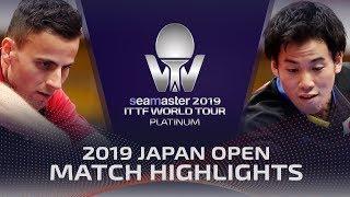 Yuki Hirano vs Tiago Apolonia | 2019 ITTF Japan Open Highlights (Pre)