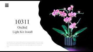 Install Lightailing Light Kit For Lego Orchid 10311