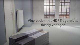 Parador Vinylboden mit HDF-Trägerplatte richtig verlegen