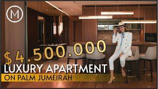 Inside a $4.500.000 Luxury Apartment on Palm Jumeirah DUBAI I Branded I Beachfront I Raffles Hotel