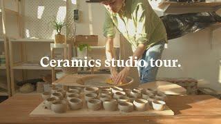 [Studio Vlog] What My Small Business Pottery Studio Looks Like