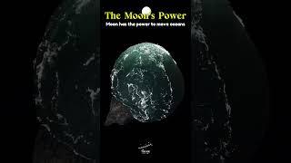 Moon has the power to move Oceans #short #moon #earth #solarsystem #ocean #universe #planet #space