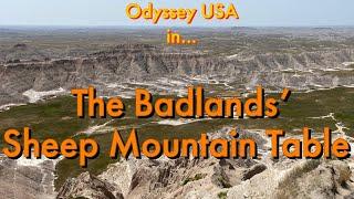 O1E3-Sheep Mountain Road in Badlands National Park