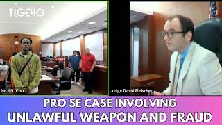 Judge Fleischer Laughs At Sovereign Citizen Pro Se Case Involving Unlawful Weapon And Fraud